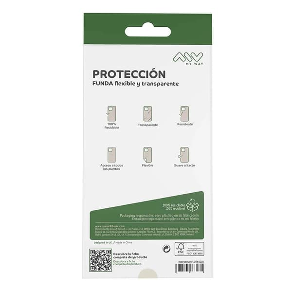 myway telefonfodral samsung galaxy s26 plus transparent