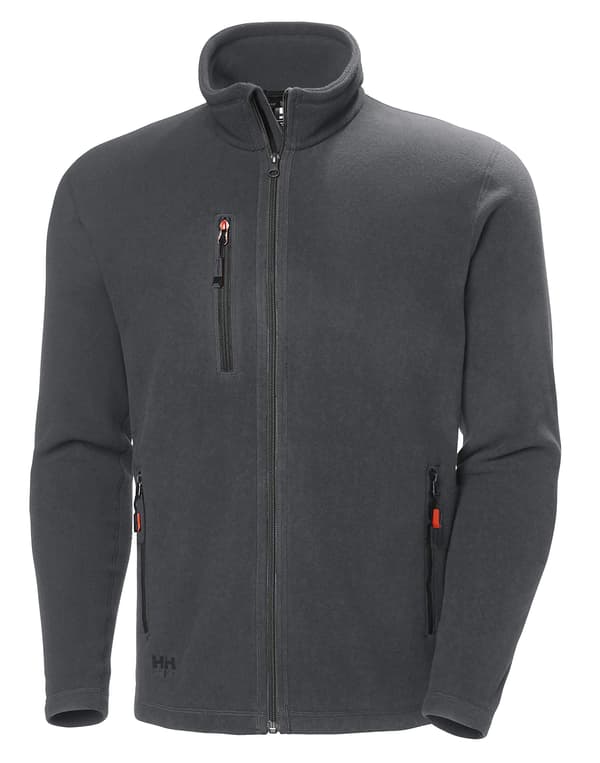 Helly Hansen Veste polaire gris 100 % polyester recyclé