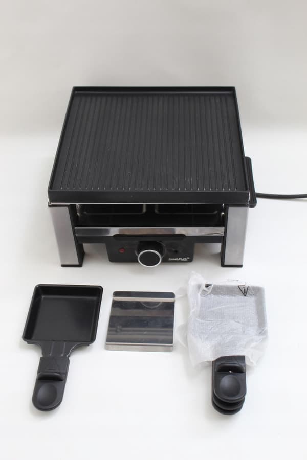 Steba rc 104 racletgrilli musta/ruostumaton teräs