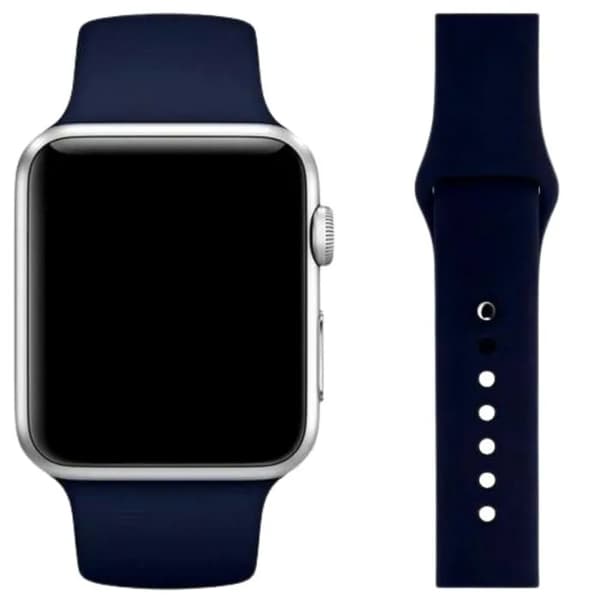 Mercury silicon band navy blå 38/40/41 mm