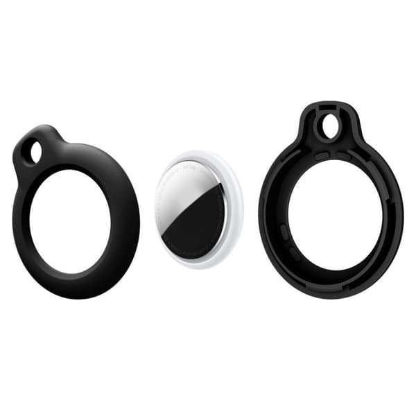Tech-Protect Rough nøgleringsetui sort 4-pak