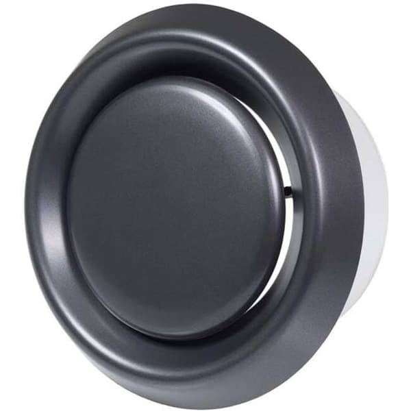europlast vd125a justerbar ventilationsdiffusor 125mm Anthracite