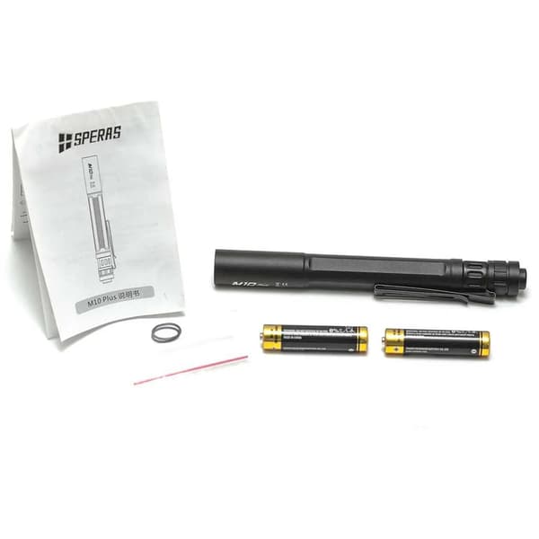 Speras M10 Plus Silver 250 lumen lommelygte