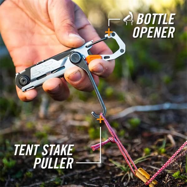 Gerber Stake Out Silver Multitool med 11 funktioner