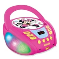 Lexibook RCD109MN Bluetooth CD-spelare med ljuseffekter, Rosa