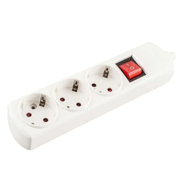 Onlex multisocket strømstik 3 stik hvid