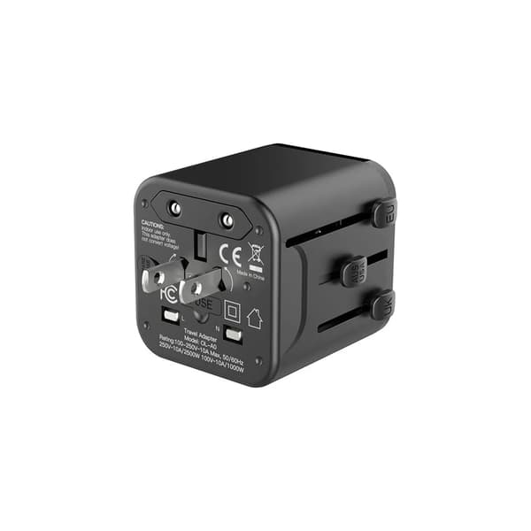 Techancy Mb2502 Sølv Rejseadapter 2500W