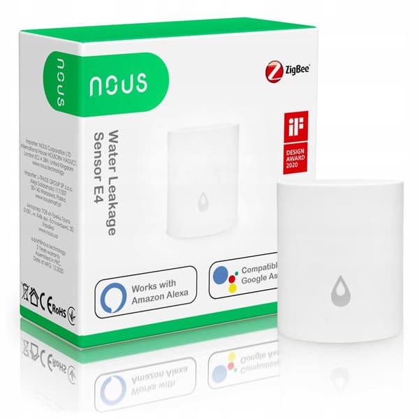 Nous E4 vattensensor ZigBee 3.0