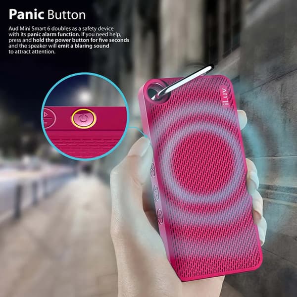 iLUV Aud Mini Smart 6 Bluetooth högtalare Violet