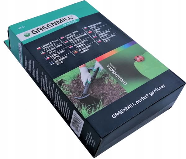 greenmill gr9132 sort sammenklappelig spade med opbevaringspose