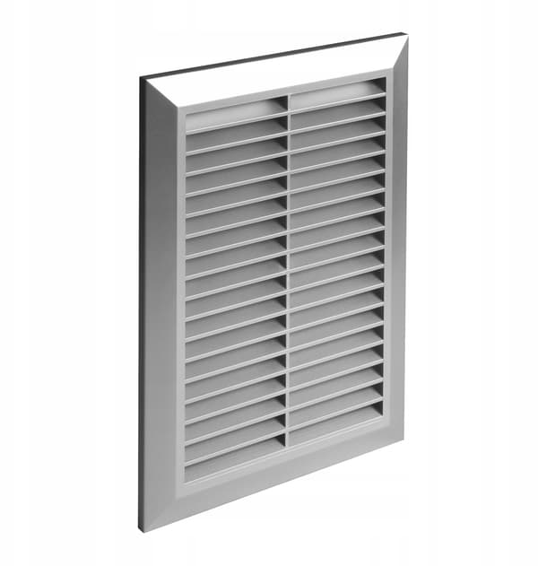 Awenta T26aCZ ventilationsgitter sort 140x210mm