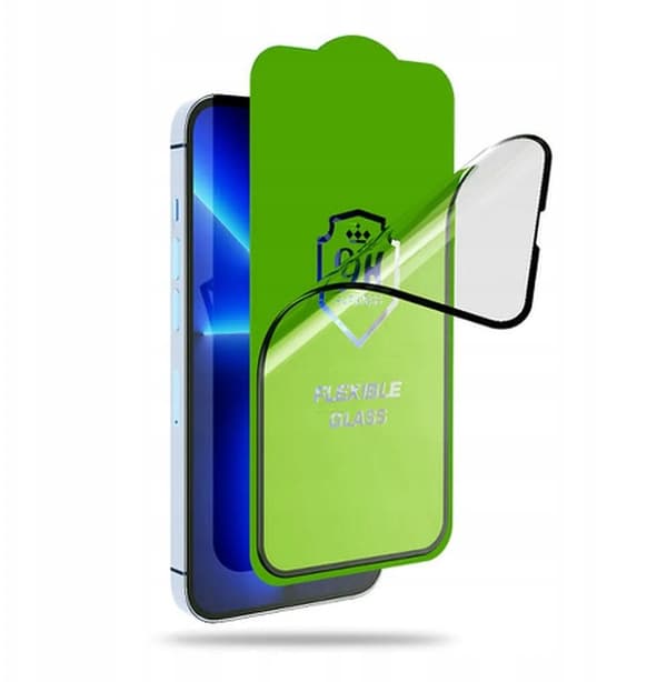 bestsuit fleksibel hybridglas 5d sort