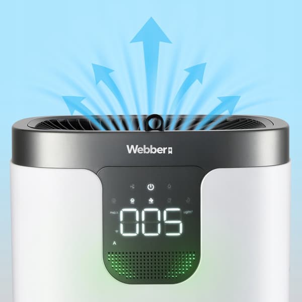 Webber APEH11003 WIFI luftrenser med HEPA12-filter og aromaterapi