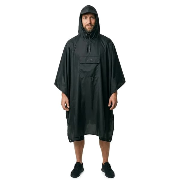 Viking Vesper Sateenponcho Musta