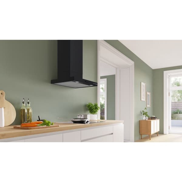 Bosch DWB63BC60 vægmonteret emhætte sort 60 cm
