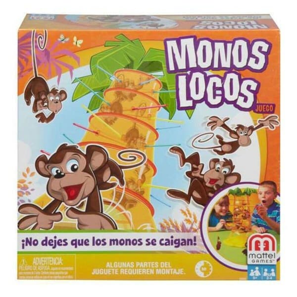 Mattel Juego de Mesa Monos Locos Multicolore