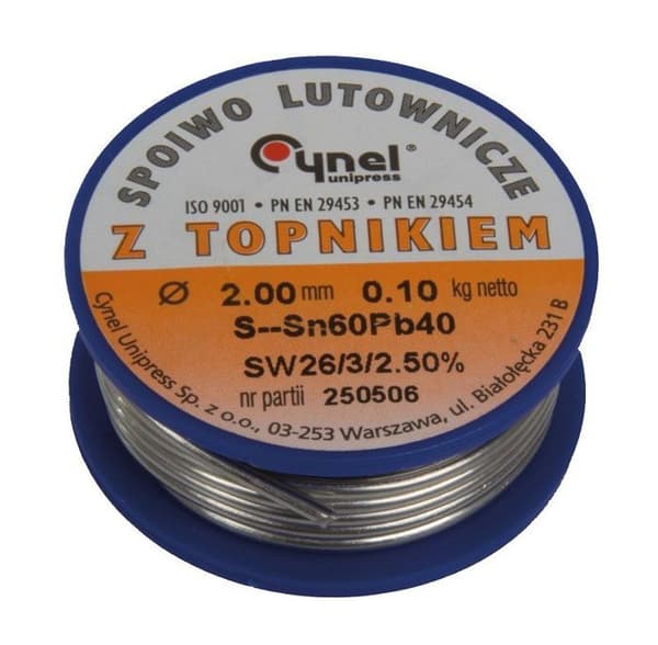 Mega 60312 loddetråd 1.0mm 100g
