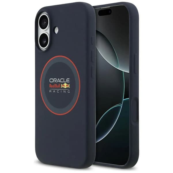 Red Bull silicone red ring MagSafe iPhone 17 navy blue