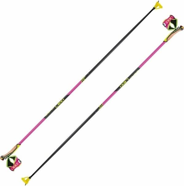 Leki PRC 750 rose fluo et noir