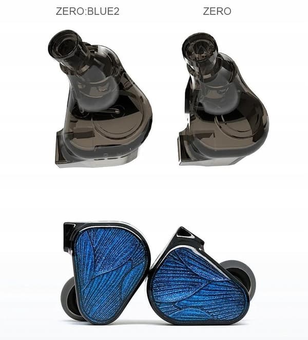 Truthear Zero Blue2 in-ear monitors med utbytbar kabel