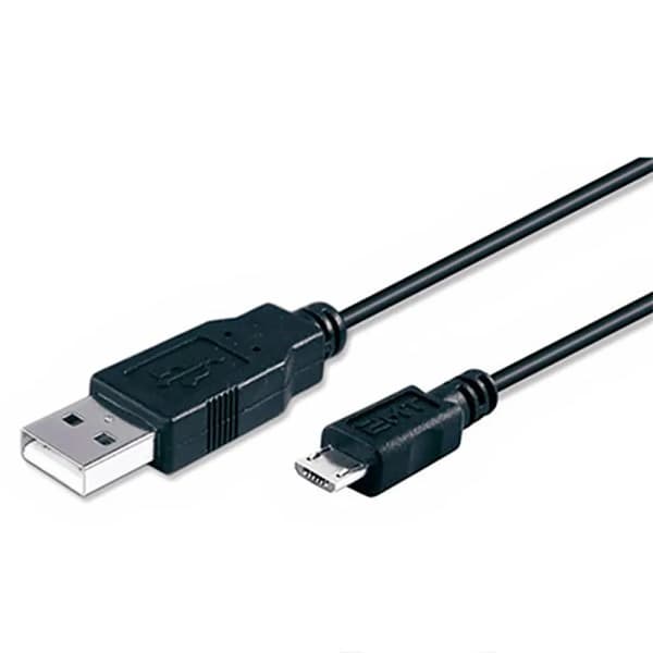 TM Electron usb 2.0 a til micro usb b sort 1.8m