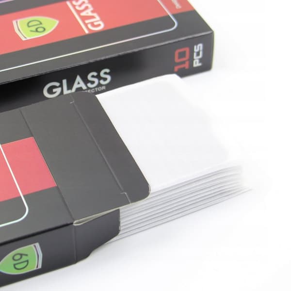 Telforceone 6d hærdet glas sort 10-pak