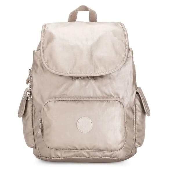 Kipling Lisävaruste Reppu City Pack S Hopea 13L
