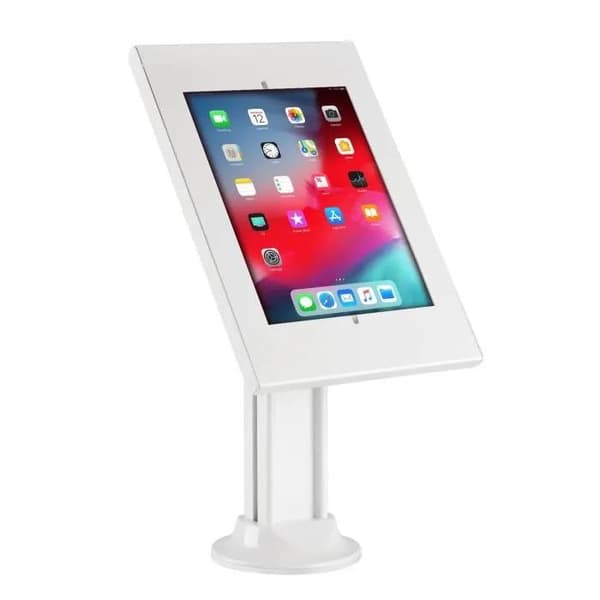 Mac-Lean MC-908W Låsbart Desktop Tablet Stativ, hvid