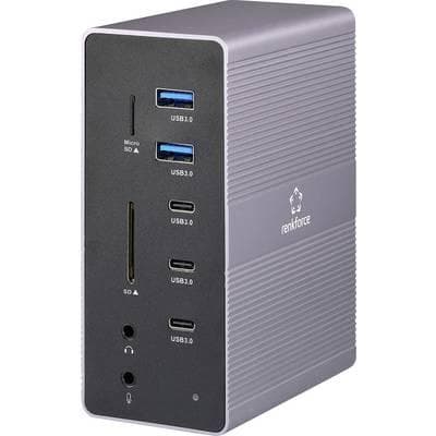 Renkforce USB-C Dockingstation RF-DKS-910 noir