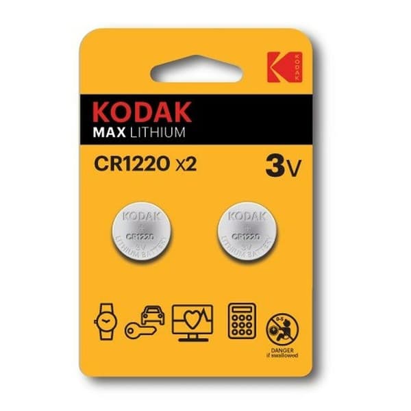 Kodak Bateria Max CR1220 3V 40mAh