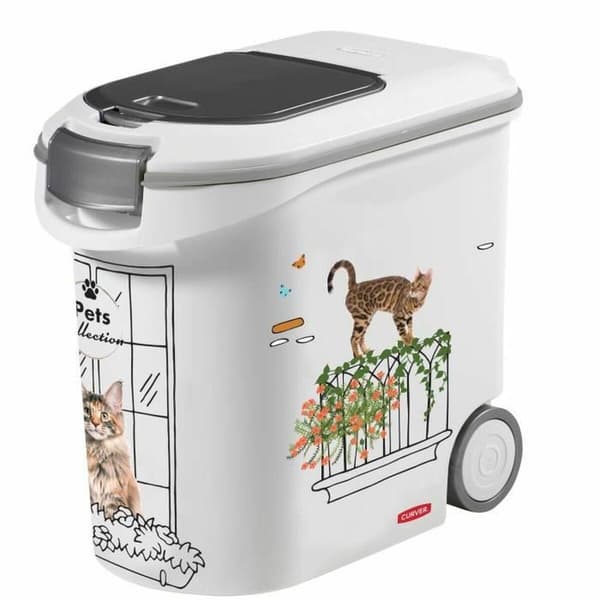 CURVER - PETS COLLECTION Foderbeholder hvid 35L