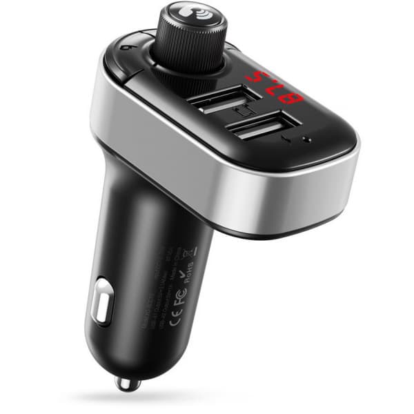XO bcc10 FM-sändare Bluetooth 3.1A svart