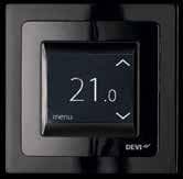 Devi Devireg Touch Termostaatti Elektroninen Musta