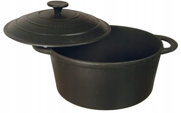 Kinghoff kh-2253 støbejernsgryde 2.4l sort