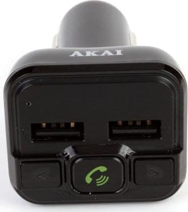 Akai FMT-20BT Bluetooth FM-sender med sort farve