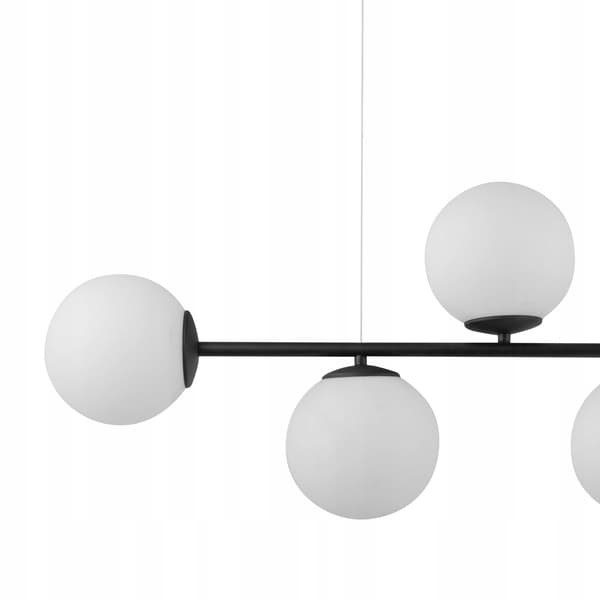 TK Lighting Cubus hængelampe sort/gennemsigtig