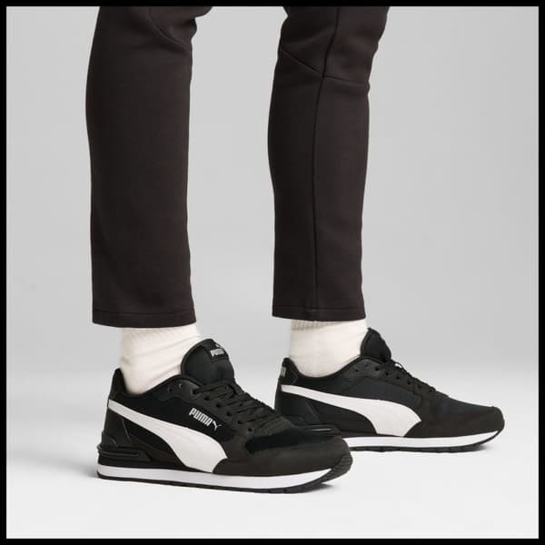 PUMA st runner v4 mesh Sort/Hvid