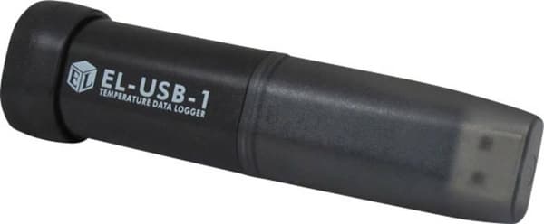 Lascar Electronics EL-USB-1 Temperaturdata-logger - Sort, 16 382 målinger