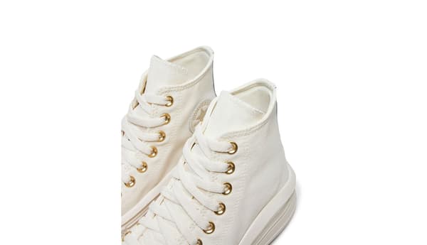 Converse all star move sneakers beige/hvid