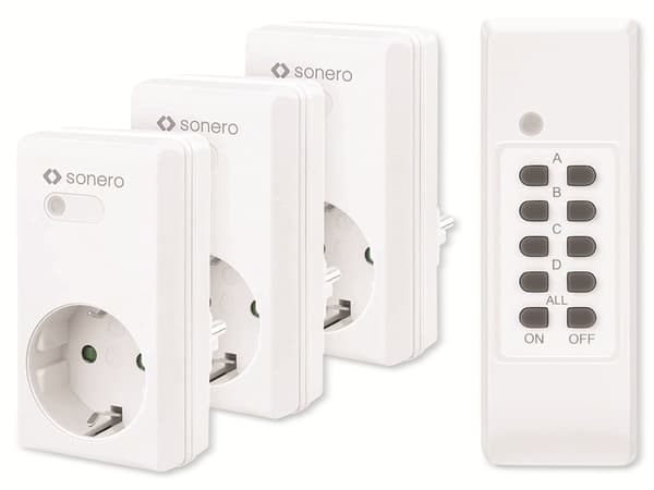 Sonero s-rcs203 smart plug sæt til indendørs brug