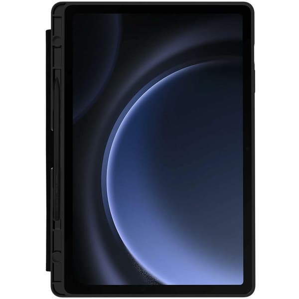 OtterBox React Folio -kotelo mustana Samsung Galaxy Tab S9 FE+:lle