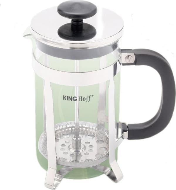Kinghoff kh-4838 fransk press 0.8L silver