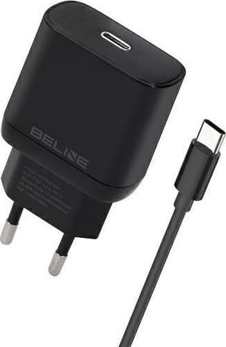 Beline blncb25c 25W GaN USB-C vægoplader sort