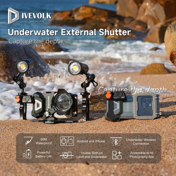 Divevolk External Underwater Shutter Gray