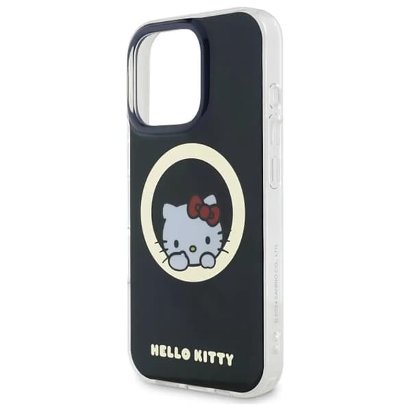 Hello Kitty iPhone 16 Pro Max etui svart med MagSafe ring