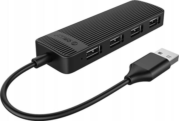 Orico FL02 USB-hub sort, kompakt design