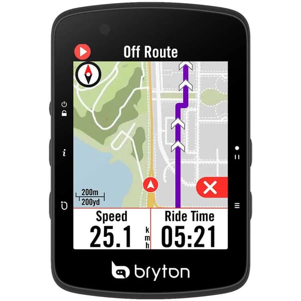 Bryton Rider 650 E GPS cykelcomputer sort