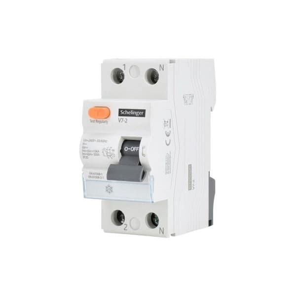 Schelinger a03-v7-2-40-100 2P 40A 100mA AC vikavirtakytkin