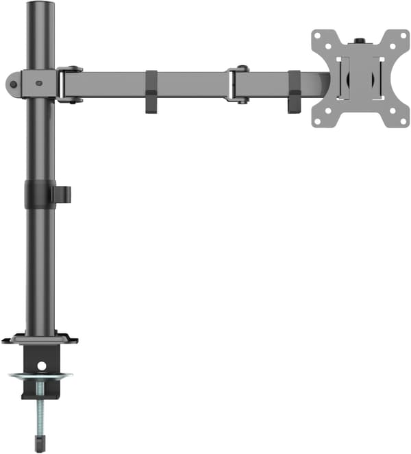 Cabletech monitorarm 13-32 tommer justerbar sort