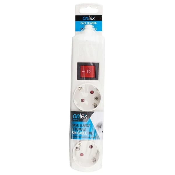 Onlex multisocket power strip 3 sockets vit
